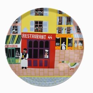 Philippe Deshoulieres Large Decorative Plate